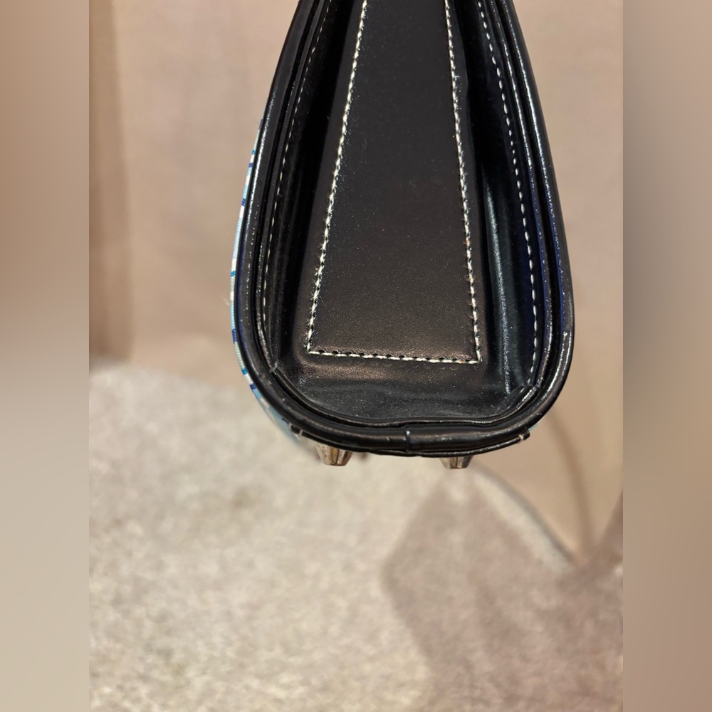 Kate Spade ♠️ 

Striped Blue / Green and Black Women's Bag - Picture 7 of 12